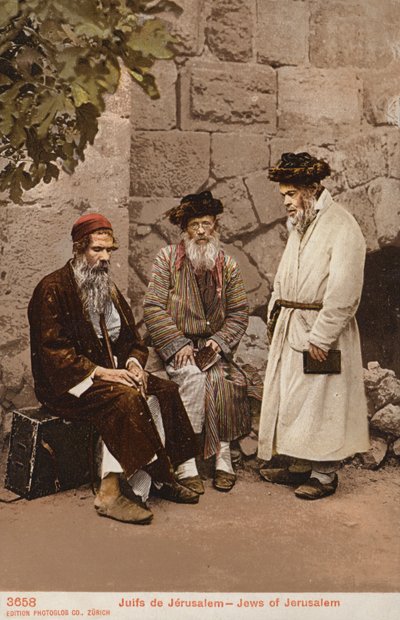 Judarna i Jerusalem (foto) av Photographer German