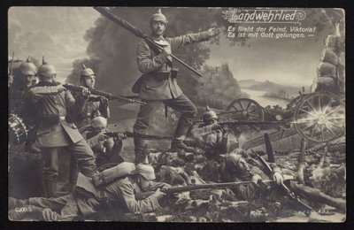 Landwehrlied (Army Song) (s/v foto) av Photographer German