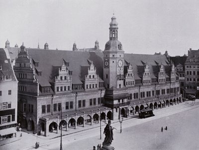 Leipzig: Gamla rådhuset (s/v foto) av Photographer German