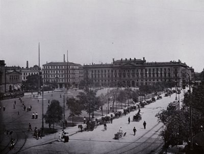 Leipzig: Augustusplatz (s/v foto) av Photographer German