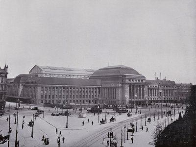Leipzig: Centralstationen (s/v foto) av Photographer German