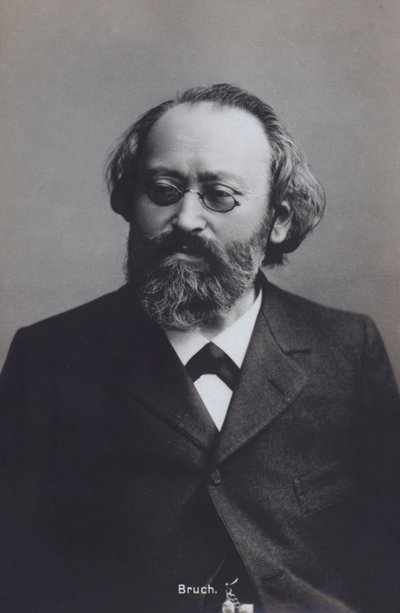 Max Bruch, tysk dirigent och kompositör (s/v foto) av Photographer German
