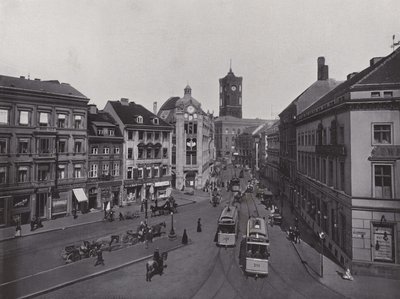 Molkenmarkt, Spandauer Strasse och rådhuset (s/v foto) av Photographer German