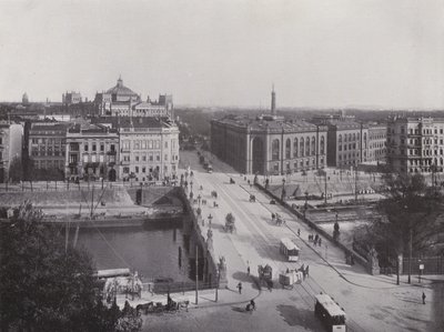 Moltke Bridge och General Staff Building (s/v foto) av Photographer German