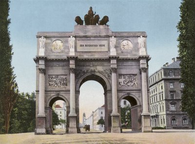 München/München: Siegestor (foto) av Photographer German