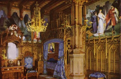 Neuschwanstein slott: sovrum (foto) av Photographer German