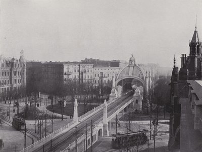 Nollendorfplatz, Station Der Hochbahn (s/v foto) av Photographer German