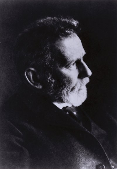 Paul Ehrlich, tysk läkare och vetenskapsman (s/v foto) av Photographer German
