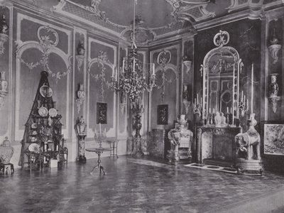 Potsdam, New Palace, Japanese Salon (s/v foto) av Photographer German