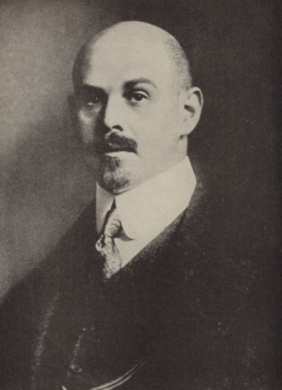 Walther Rathenau, tysk industriman och politiker (s/v foto) av Photographer German