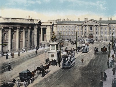 College Green, Dublin (färgfoto) av Photographer Irish