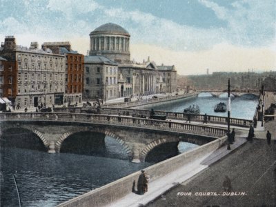 Four Courts, Dublin (färgfoto) av Photographer Irish