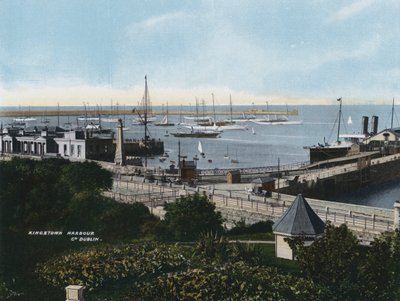 Kingstown Harbour, Co Dublin (färgfoto) av Photographer Irish