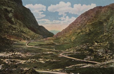 Sydirland: The Gap of Dunloe, Killarney (färgad bild) av Photographer Irish