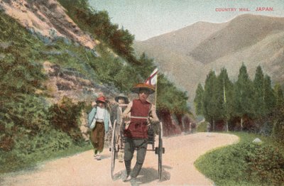 Leverera post på landsbygden i Japan (foto) av Photographer Japanese