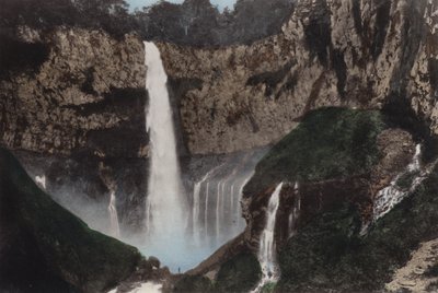 Japan, ca 1912: Kegon Fall, Nikko (foto) av Photographer Japanese