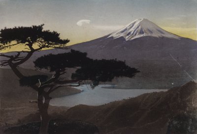 Japan, ca 1912: Mount Fuji från Misaka Pass (foto) av Photographer Japanese