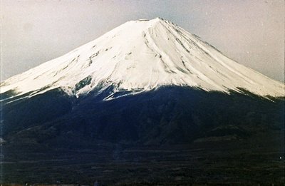 Mount Fuji, sett från sjön Kawaguchi (foto) av Photographer Japanese