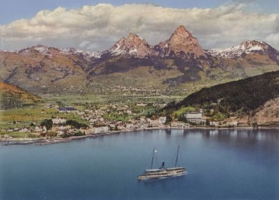 Fontänen och myterna (färgfoto) av Photographer Swiss