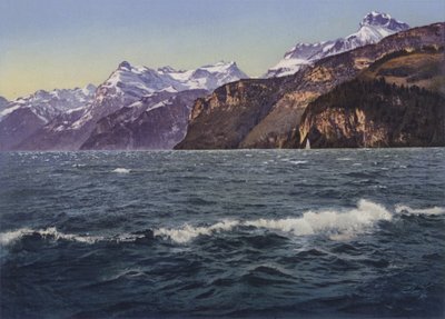 Urisjön vid Fohnsturm (färgfoto) av Photographer Swiss