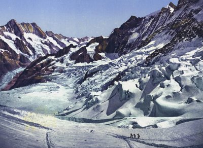 Jungfrau Railway, vid stationen Eismeer (foto) av Photographer Swiss