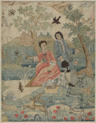 Petit Point Broderi, ca. 1937. av Phyllis Dorr