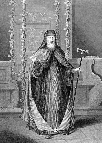 Den grekiske patriarken av Konstantinopel av Picart (after)