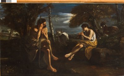 Merkurius sätter Argus i sömn, c.1645-55 av Pier Francesco Mola