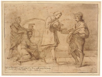 Poeten Baldini dricker i Melosi