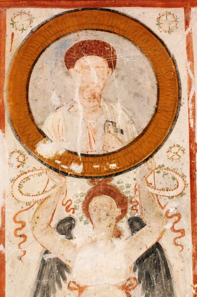 Syrien, Palmyra, Valley of Tombs, Hypogeum fresk i graven av tre bröder av Blaise Nicolas Le Sueur