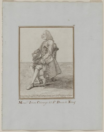 Monsieur Ition Kirurg vid sre. hertig av Nivers av Pier Leone Ghezzi