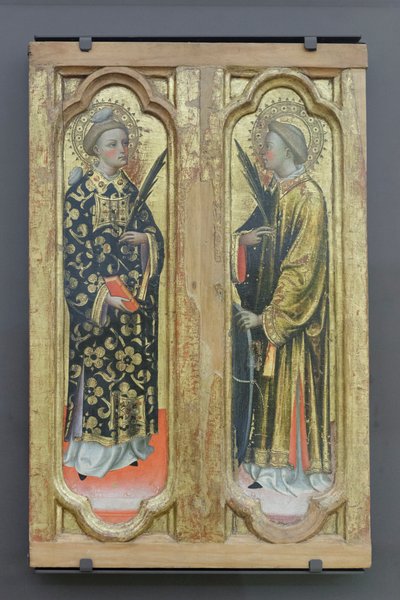 Sankt Stefan och Sankt Vincent martyr av Piero di Alvaro