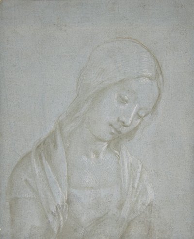 Byst av en ung kvinna, ca. 1495. av Piero di Cosimo.
