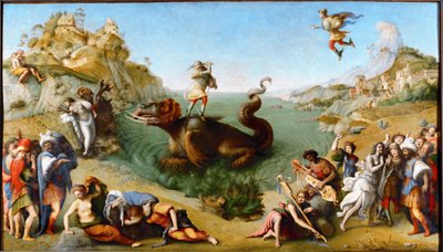 Perseus räddar Andromeda av Piero di Cosimo