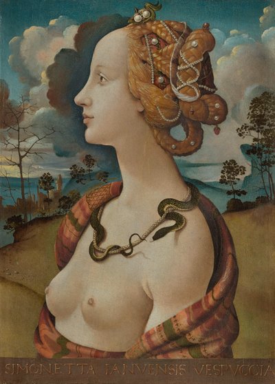 Porträtt av Simonetta Vespucci av Piero di Cosimo