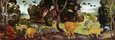Skogsbranden, c1505 av Piero di Cosimo