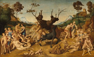 Silenus olyckor av Piero di Cosimo