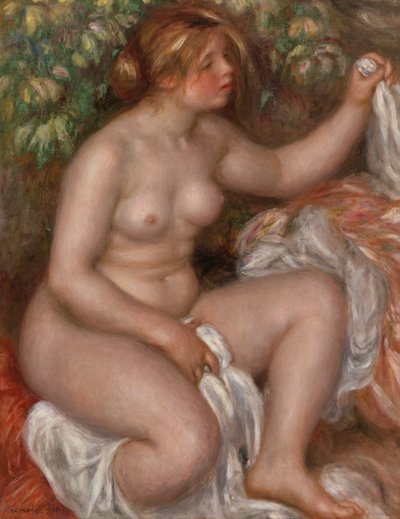 Efter badet av Pierre-Auguste Renoir