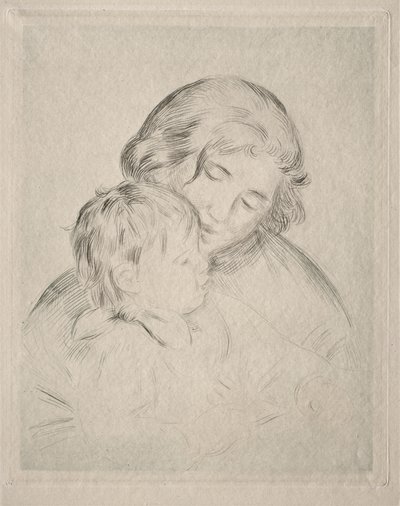 Mamma och barn av Pierre-Auguste Renoir