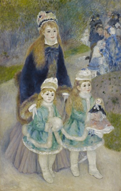 Mor och barn (La Promenade) av Pierre-Auguste Renoir