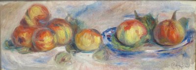 Stilleben med äpplen av Pierre-Auguste Renoir