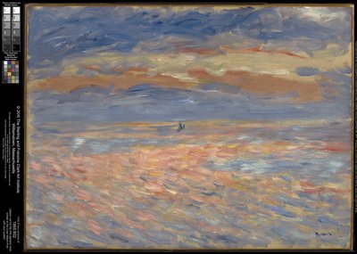 Solnedgång av Pierre-Auguste Renoir