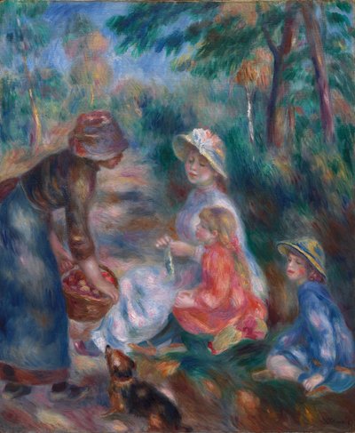 Apple-säljaren av Pierre-Auguste Renoir
