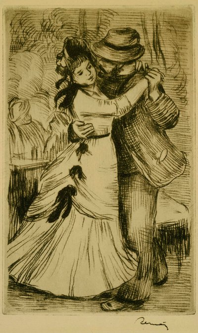 Dansen på landsbygden av Pierre-Auguste Renoir