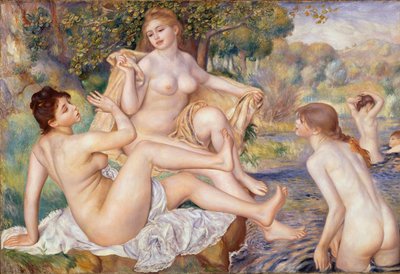 De stora badarna av Pierre-Auguste Renoir