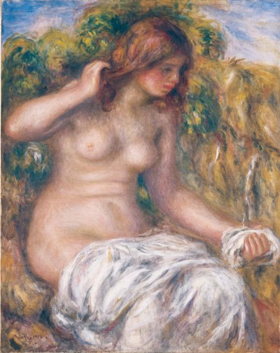 Kvinna vid våren av Pierre-Auguste Renoir