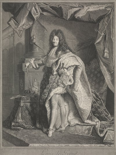 Ludvig den store av Pierre Imbert Drevet