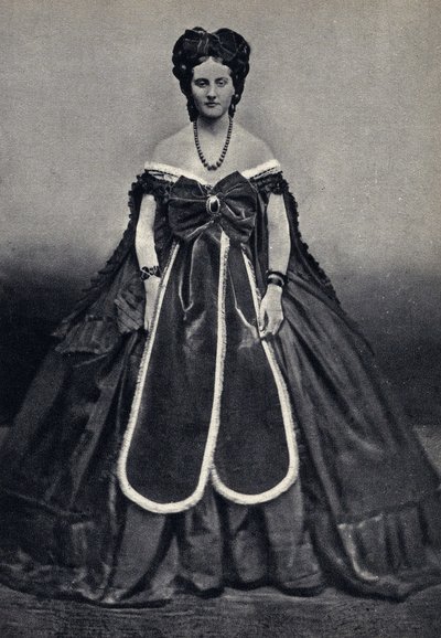 Porträtt av den "halvvärldsliga", Castiglione av Pierson. Fotografi, sent 1800-tal, av Pierre Louis Pierson