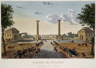 Barriers of Vincennes av Courvoisier av Pierre (after) Courvoisier