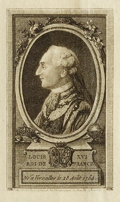 Ludvig XVI - kung av Frankrike av Pierre Adrien Le Beau